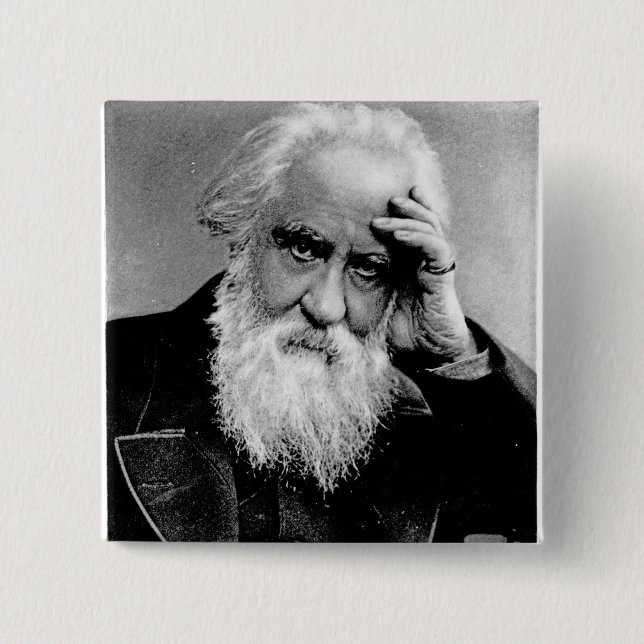 Bóton Quadrado 5.08cm William Huggins, 1910 (Frente)