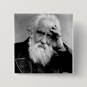 Bóton Quadrado 5.08cm William Huggins, 1910