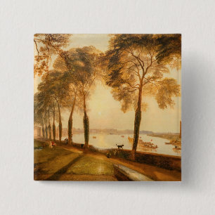 Bóton Quadrado 5.08cm William Turner - Terrace Mortlake
