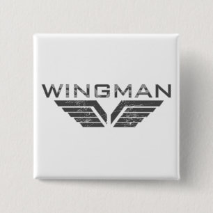 Bóton Quadrado 5.08cm Wingman