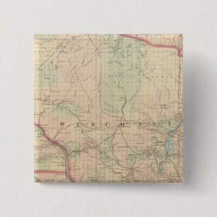 Bóton Quadrado 5.08cm Wisconsin 4