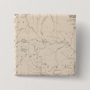 Bóton Quadrado 5.08cm Wisconsin 5