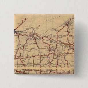 Bóton Quadrado 5.08cm Wisconsin 6