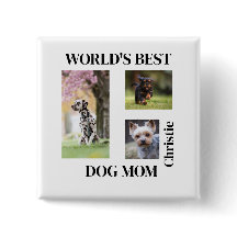 World's Best Dog Mom Custom Name Gift