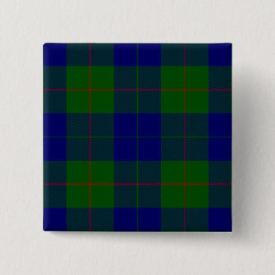 Bóton Quadrado 5.08cm Xadrez azul-tartã-barclay
