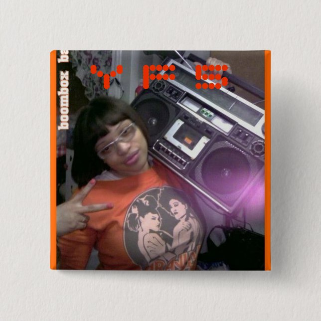 BÓTON QUADRADO 5.08CM Y F 5 (Frente)