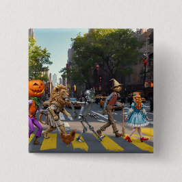 Bóton Quadrado 5.08cm yellow crosswalk