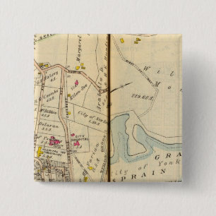 Bóton Quadrado 5.08cm Yonkers, Nova York 9