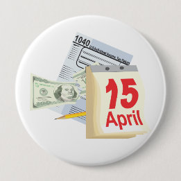 Bóton Redondo 10.16cm 15 de abril -