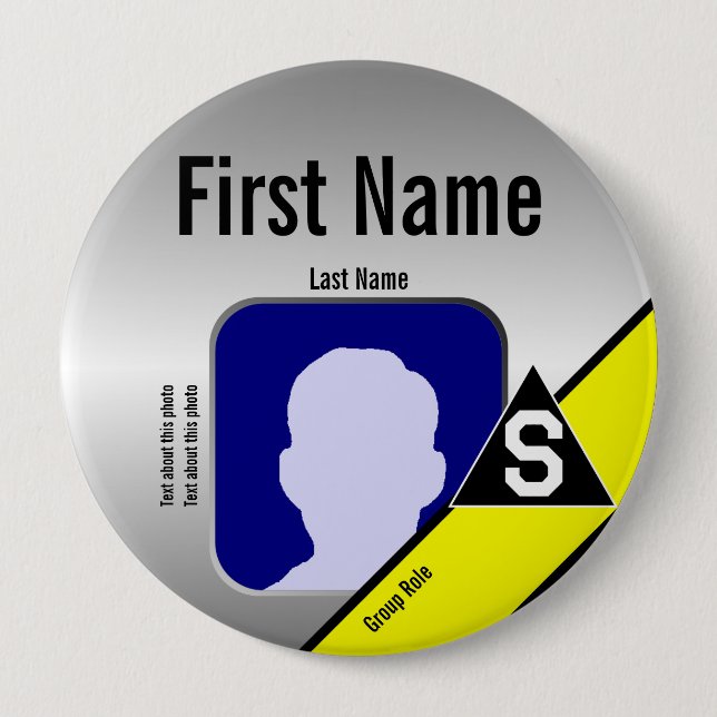 Bóton Redondo 10.16cm 401st 2016 crachás da reunião (Frente)