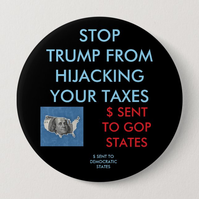 Bóton Redondo 10.16cm 4 inch round Button (Frente)