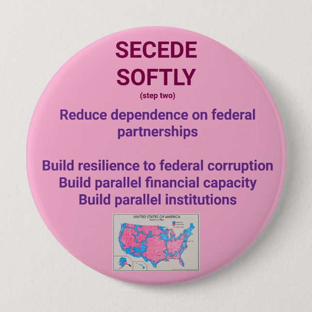 Bóton Redondo 10.16cm 4 inch round Button (Frente)