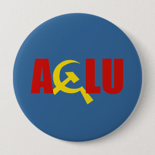 Bóton Redondo 10.16cm A ACLU é comunista