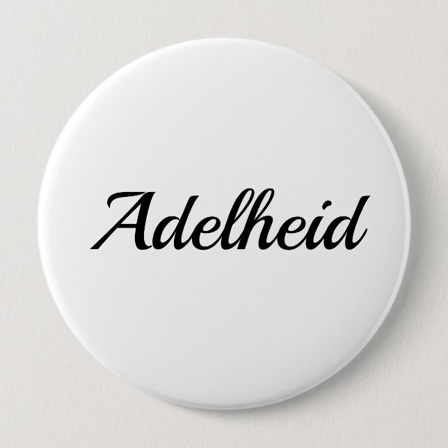 Bóton Redondo 10.16cm Adelheid (Frente)