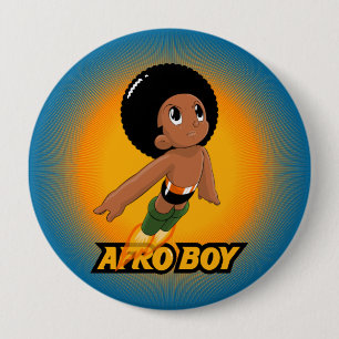 Bóton Redondo 10.16cm AfroBoy!