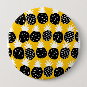 Bóton Redondo 10.16cm Ananás preto