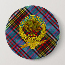 Bóton Redondo 10.16cm Anderson Clan Tartan & Motif