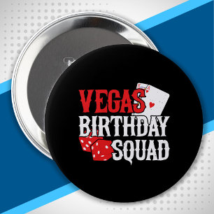 Bóton Redondo 10.16cm Aniversário de Las Vegas - Festa na Praça de Anive