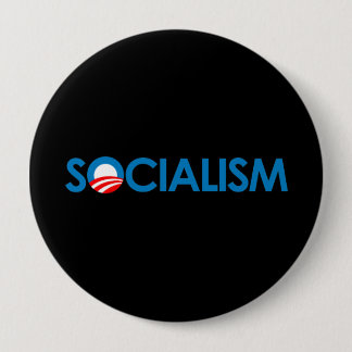 Bóton Redondo 10.16cm Anti-Obama - socialismo