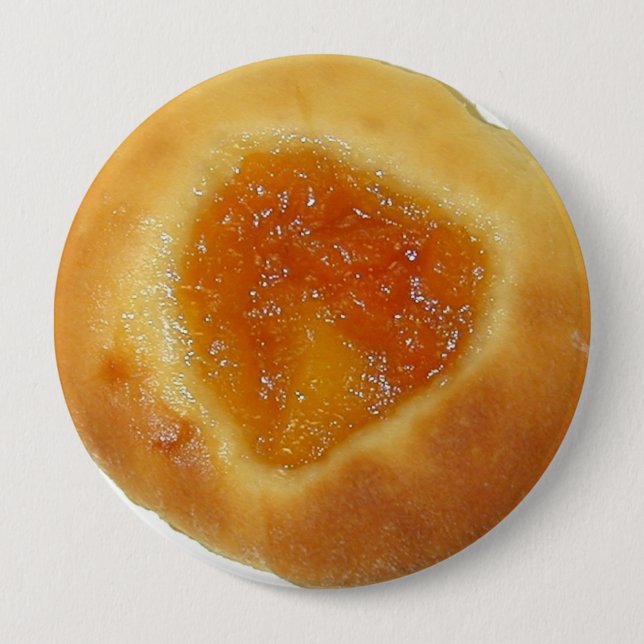 Bóton Redondo 10.16cm Apricot Kolache pin (Frente)