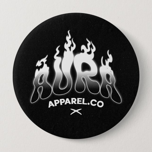 Bóton Redondo 10.16cm Aura (Frente)