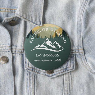 Bóton Redondo 10.16cm Aventura ao Ar Livre Fim de Semana de Solteirão na