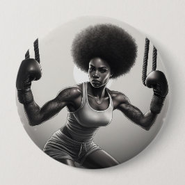 Bóton Redondo 10.16cm badge girl boss