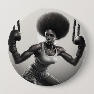 Bóton Redondo 10.16cm badge girl boss