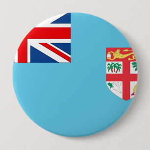 Bóton Redondo 10.16cm Bandeira de Fiji