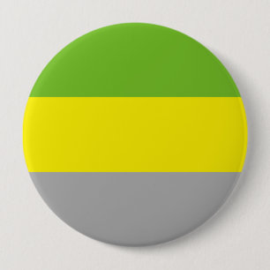 Bóton Redondo 10.16cm Bandeira do Orgulho Litromântico