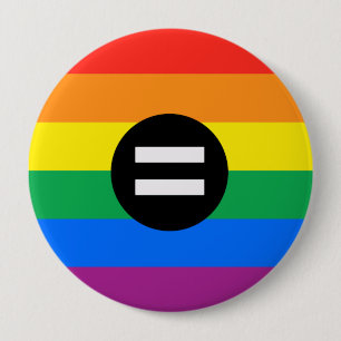 Bóton Redondo 10.16cm Bandeira dos Direitos Gay
