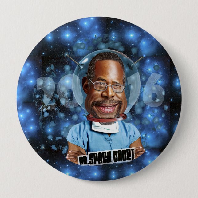 Bóton Redondo 10.16cm Ben Carson 2016 (Frente)