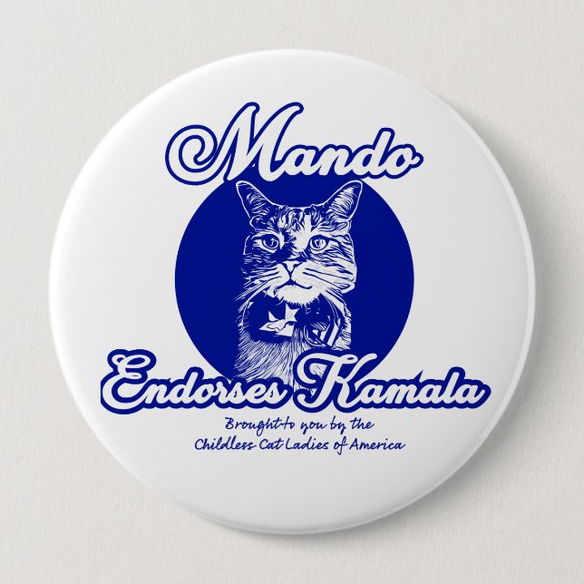 Bóton Redondo 10.16cm Botão (Frente)