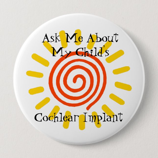 Bóton Redondo 10.16cm Botão da consciência (Frente)