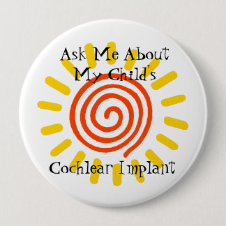 Bóton Redondo 10.16cm Botão da consciência