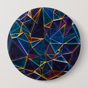 Bóton Redondo 10.16cm Botão de Bolhas Quebradas