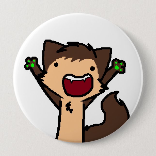 Bóton Redondo 10.16cm Botão de Dovefeather (Frente)