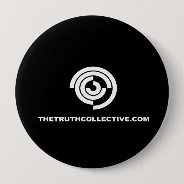 Bóton Redondo 10.16cm Botão de TTC (Frente)