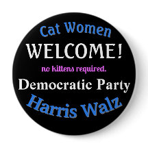 Botão Democrata de Boas-vindas