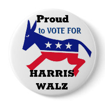 Botão Democrata Orgulhoso