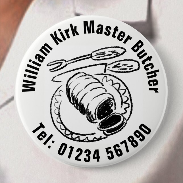 Bóton Redondo 10.16cm Botão do Botão Mestre (Criador carregado)