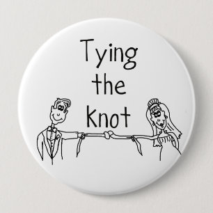Bóton Redondo 10.16cm Botão do casando (enorme)