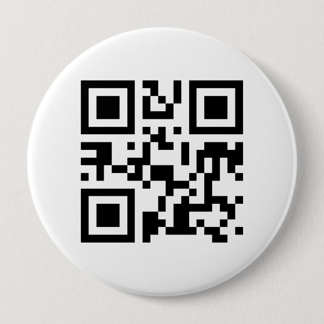 Bóton Redondo 10.16cm Botão (enorme) (Frente)