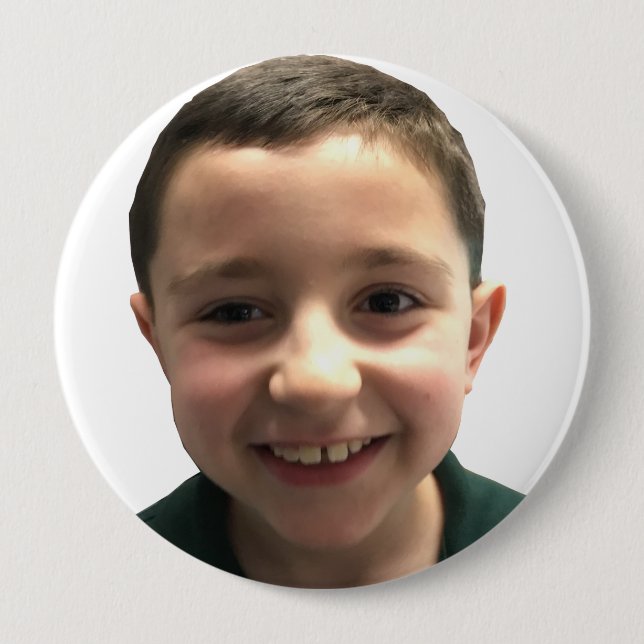 Bóton Redondo 10.16cm Botão feito sob encomenda da foto (Frente)