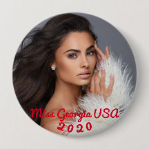 Botão Miss Geórgia EUA 2020