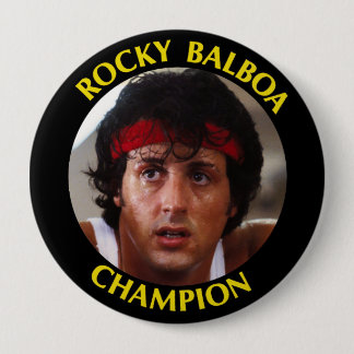 Bóton Redondo 10.16cm Botão Movieprop Rocky III