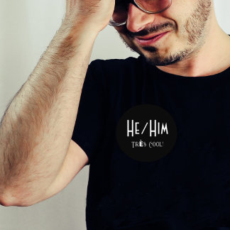 Bóton Redondo 10.16cm Botão redondo Legal de pneus HE/HIM