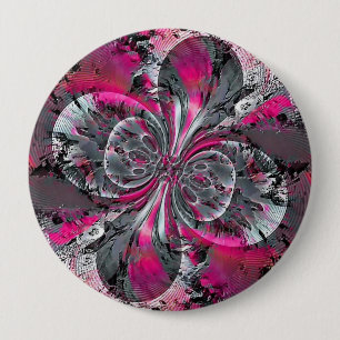 Bóton Redondo 10.16cm Botão Sinais Mistos