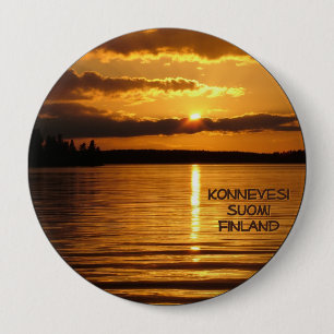 Bóton Redondo 10.16cm Botão Sunset do Konnevesi