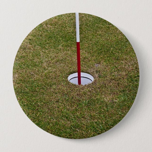 Bóton Redondo 10.16cm Buraco de golfe (Frente)